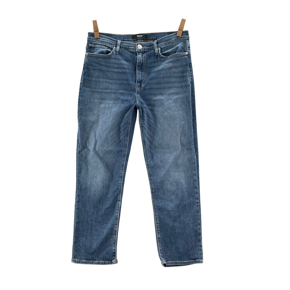 Hudson‎ Straight Leg Jeans Mens 31X25 Blue Stretch Casual Academia Whisker Denim